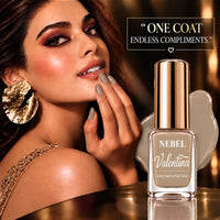 Soft Gold & Pure White Valentina Long Lasting Nail Color Combo Pack