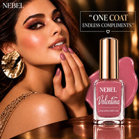 Rose Pink & Pure White Valentina Long Lasting Nail Color Combo Pack