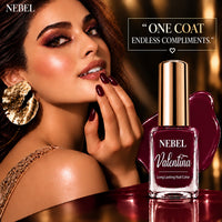 Ruby Noir & Pure White Valentina Long Lasting Nail Color Combo Pack