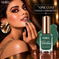 Emerald Green & Pure White Valentina Long Lasting Nail Color Combo Pack