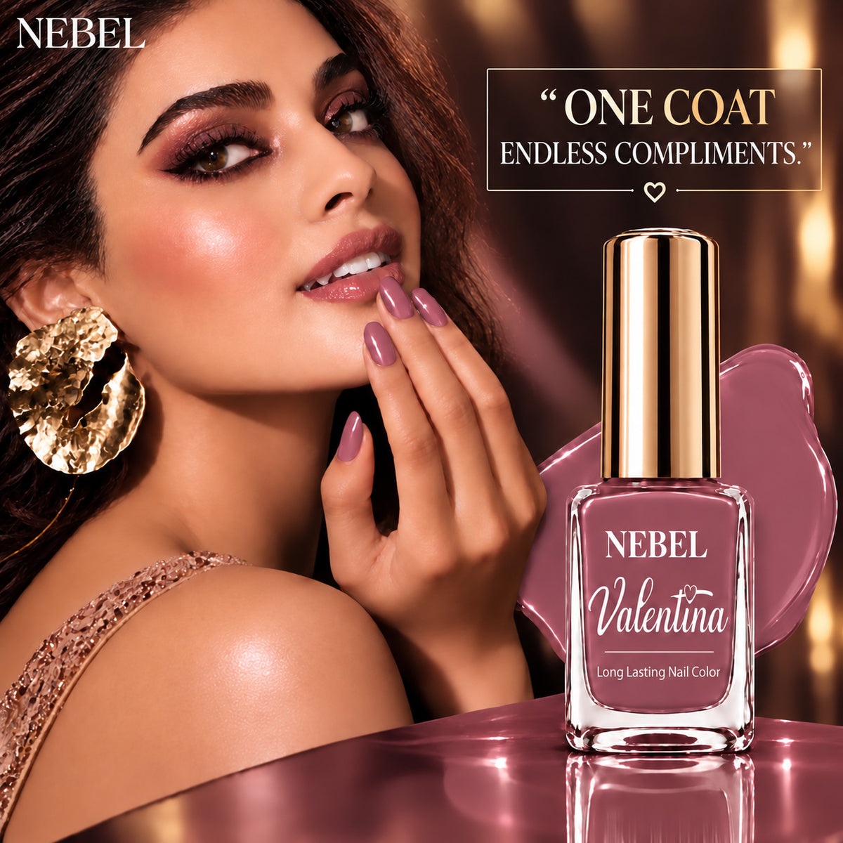Berry Pink & Pure White Valentina Long Lasting Nail Color Combo Pack