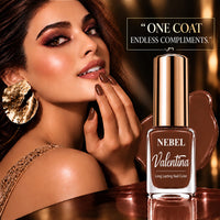 Brownie & Pure White Valentina Long Lasting Nail Color Combo Pack
