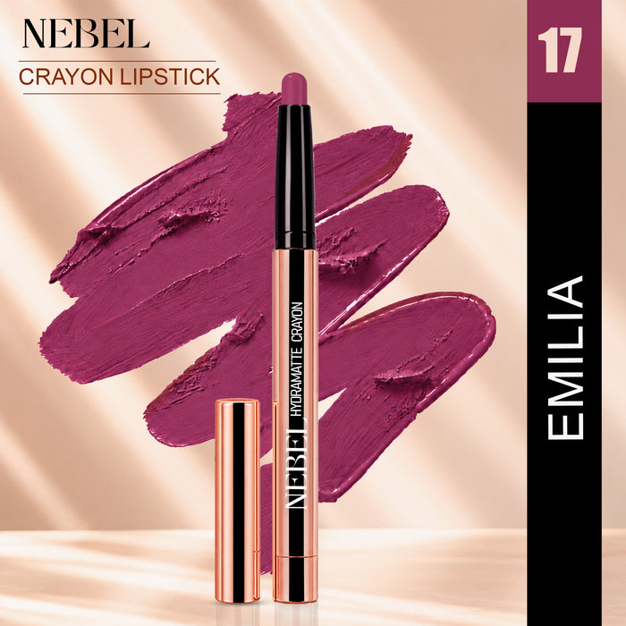 Emilia Hydramatte Crayon Lipstick