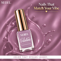 Muted Pink & Pure White Valentina Long Lasting Nail Color Combo Pack