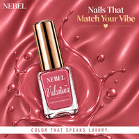 Rose Pink & Pure White Valentina Long Lasting Nail Color Combo Pack