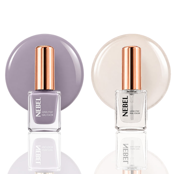 Bare Warm & Glaze Long Stay Nail Color Combo – 2 Nail Paints