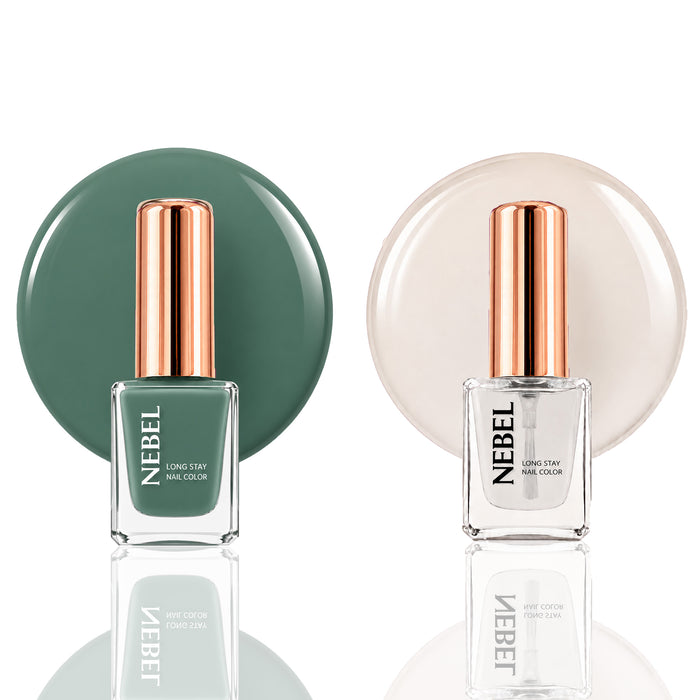 Green Flag & Glaze Long Stay Nail Color Combo – 2 Nail Paints