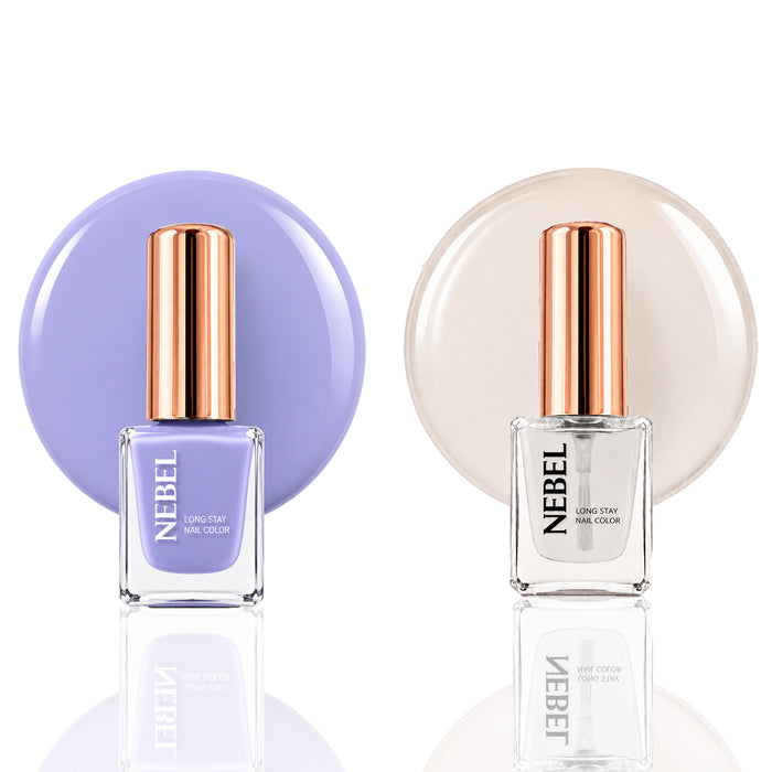 Periwinkle & Glaze Long Stay Nail Color Combo – 2 Nail Paints