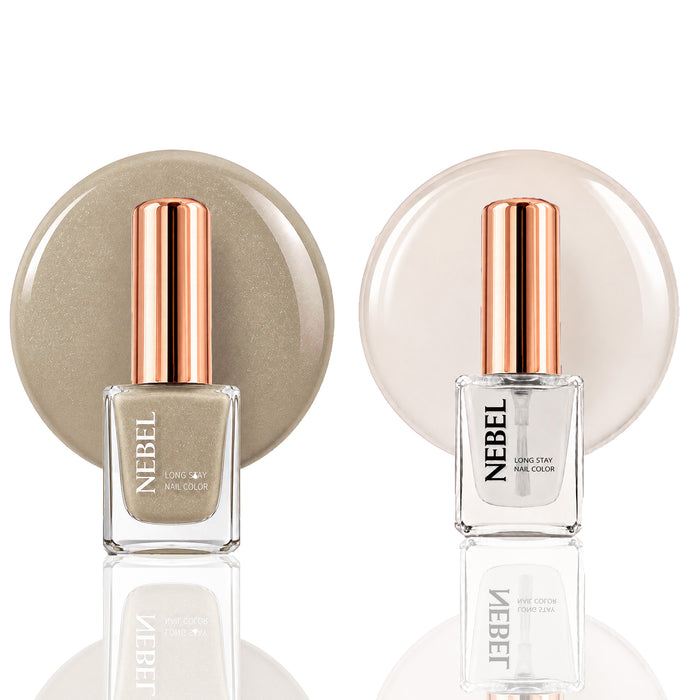 Rust Gold & Glaze Long Stay Nail Color Combo – 2 Nail Paints
