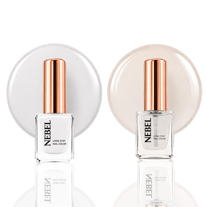 Whipped Crème & Glaze Long Stay Nail Color Combo – 2 Nail Paints