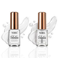 White Elegant & Pure White Valentina Long Lasting Nail Color Combo Pack