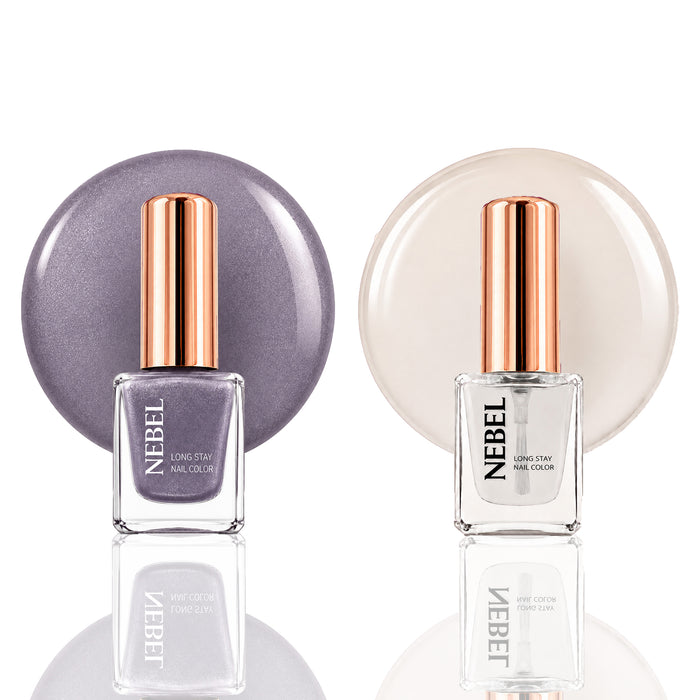 Born to Shine & Glaze Long Stay Nail Color Combo – 2 Nail Paints