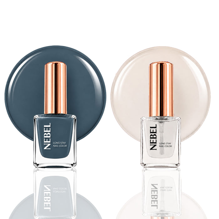 Aqua Lake & Glaze Long Stay Nail Color Combo – 2 Nail Paints