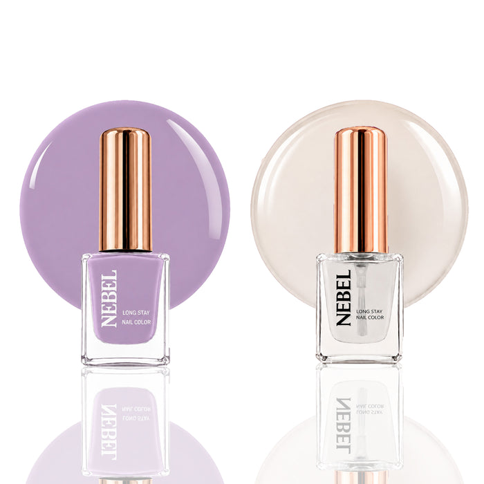 Lavender Lust & Glaze Long Stay Nail Color Combo – 2 Nail Paints