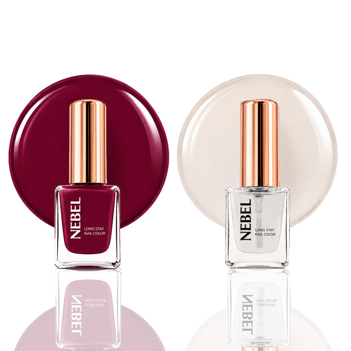 Mauve Mist & Glaze Long Stay Nail Color Combo – 2 Nail Paints