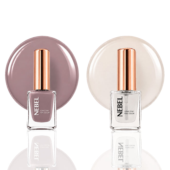 Fudge & Glaze Long Stay Nail Color Combo – 2 Nail Paints