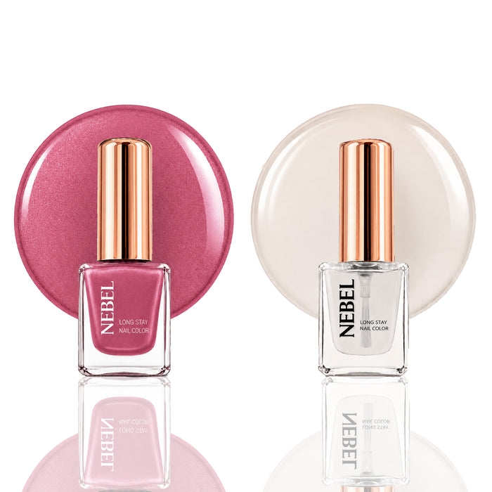 Purple Pie & Glaze Long Stay Nail Color Combo – 2 Nail Paints