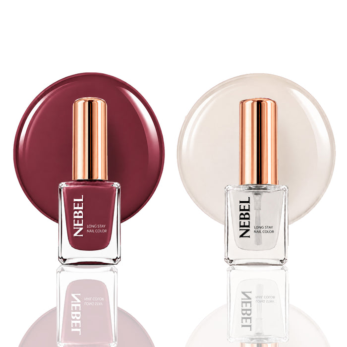 After Party & Glaze Long Stay Nail Color Combo – 2 Nail Paints