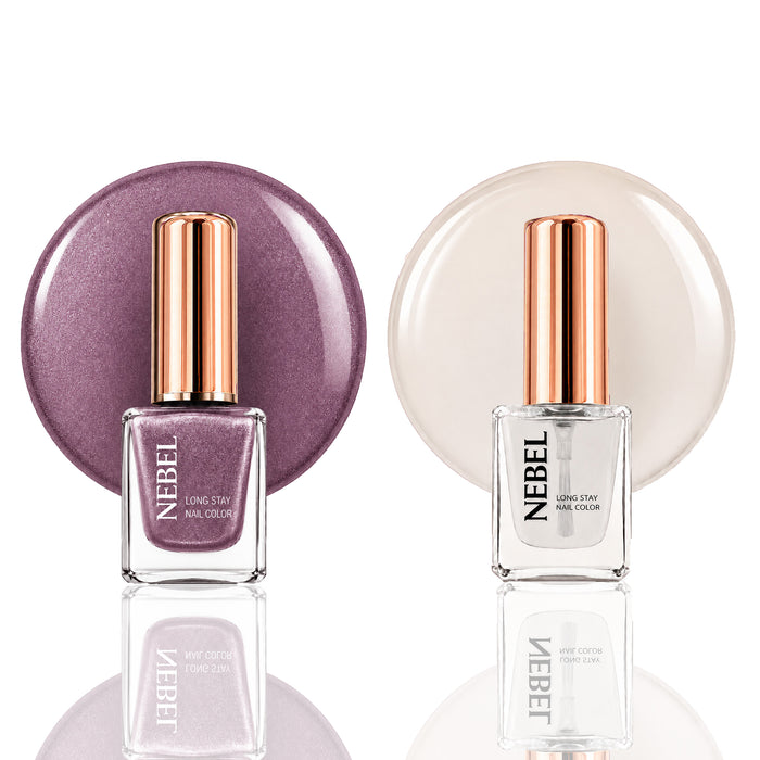 Violet Volt & Glaze Long Stay Nail Color Combo – 2 Nail Paints