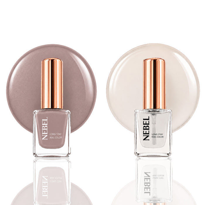 Tensil Shower & Glaze Long Stay Nail Color Combo – 2 Nail Paints