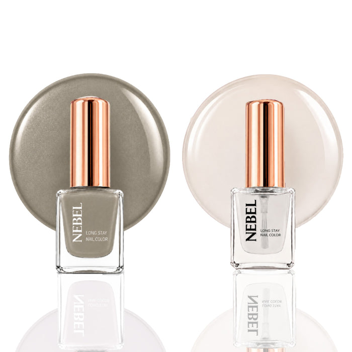 Moon Stone & Glaze Long Stay Nail Color Combo – 2 Nail Paints