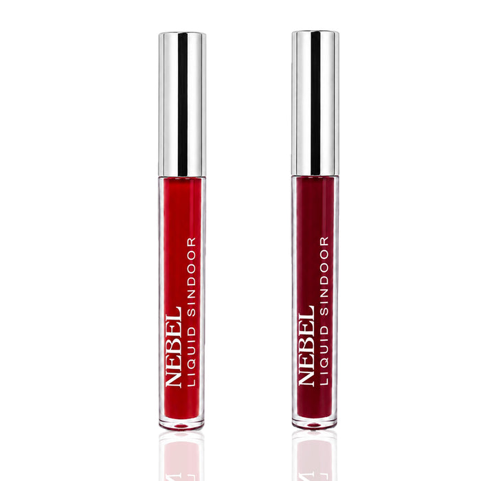 Velvet Liquid Sindoor Combo – Red & Maroon