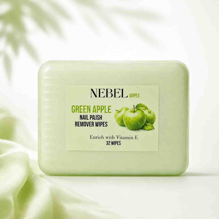 Green Apple Nail Paint Remover Wipes