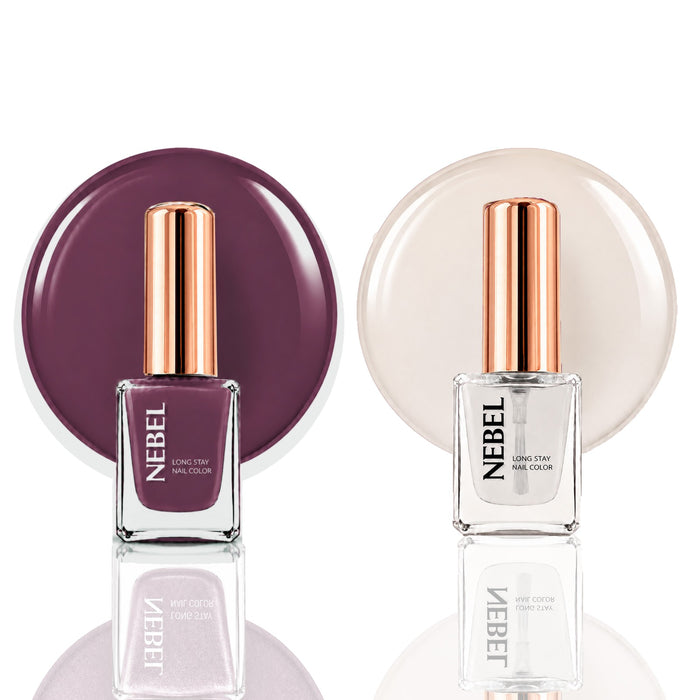 Berry Rose & Glaze Long Stay Nail Color Combo – 2 Nail Paints