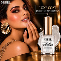 Burgundy Wine & Pure White Valentina Long Lasting Nail Color Combo Pack