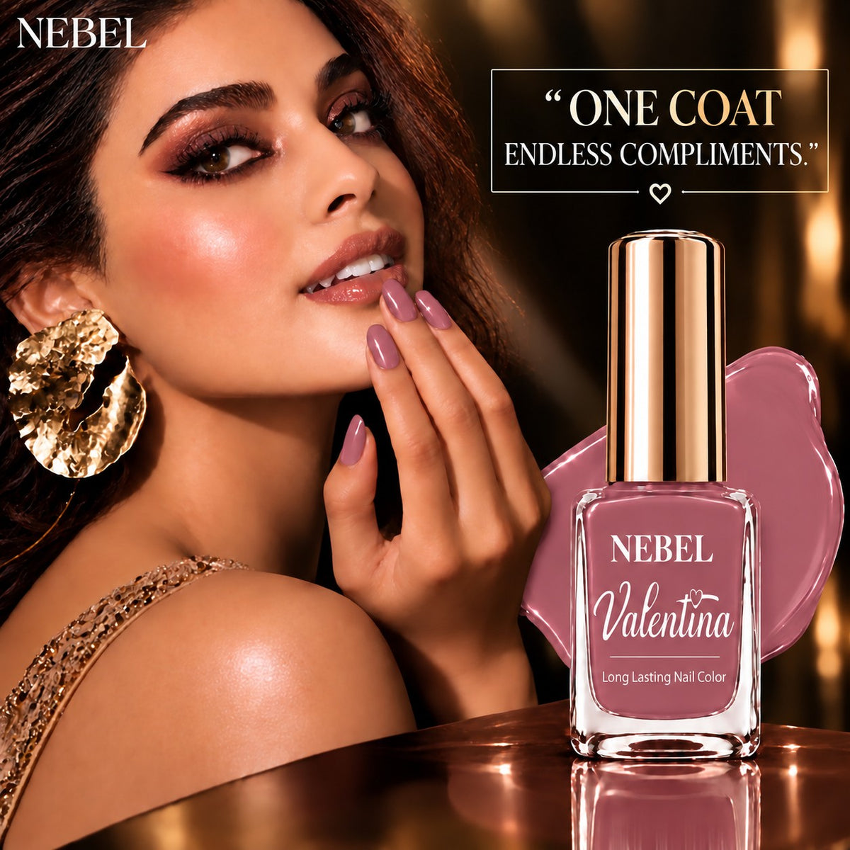 Blush Pink & Pure White Valentina Long Lasting Nail Color Combo Pack