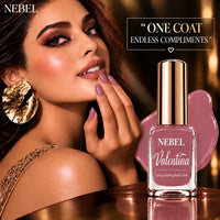 Blush Pink & Pure White Valentina Long Lasting Nail Color Combo Pack