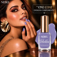 Pastel Blue & Pure White Valentina Long Lasting Nail Color Combo Pack